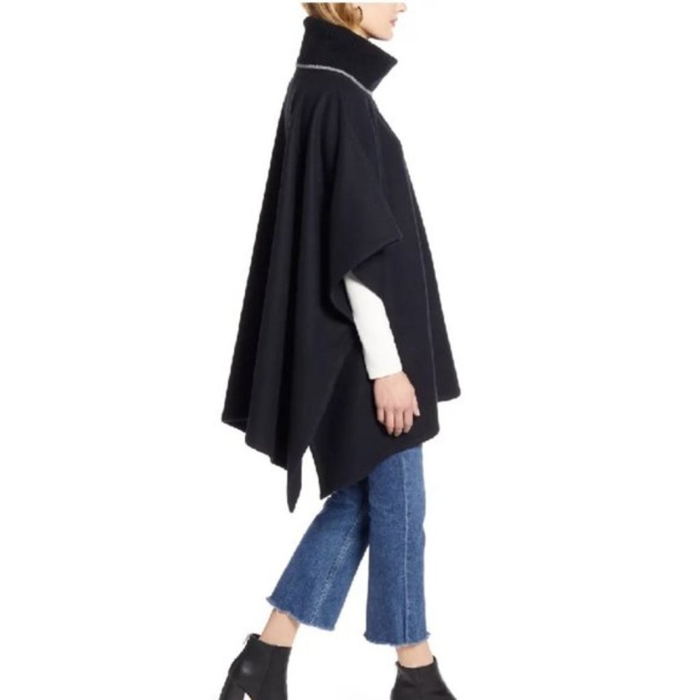 Halogen Turtleneck Poncho